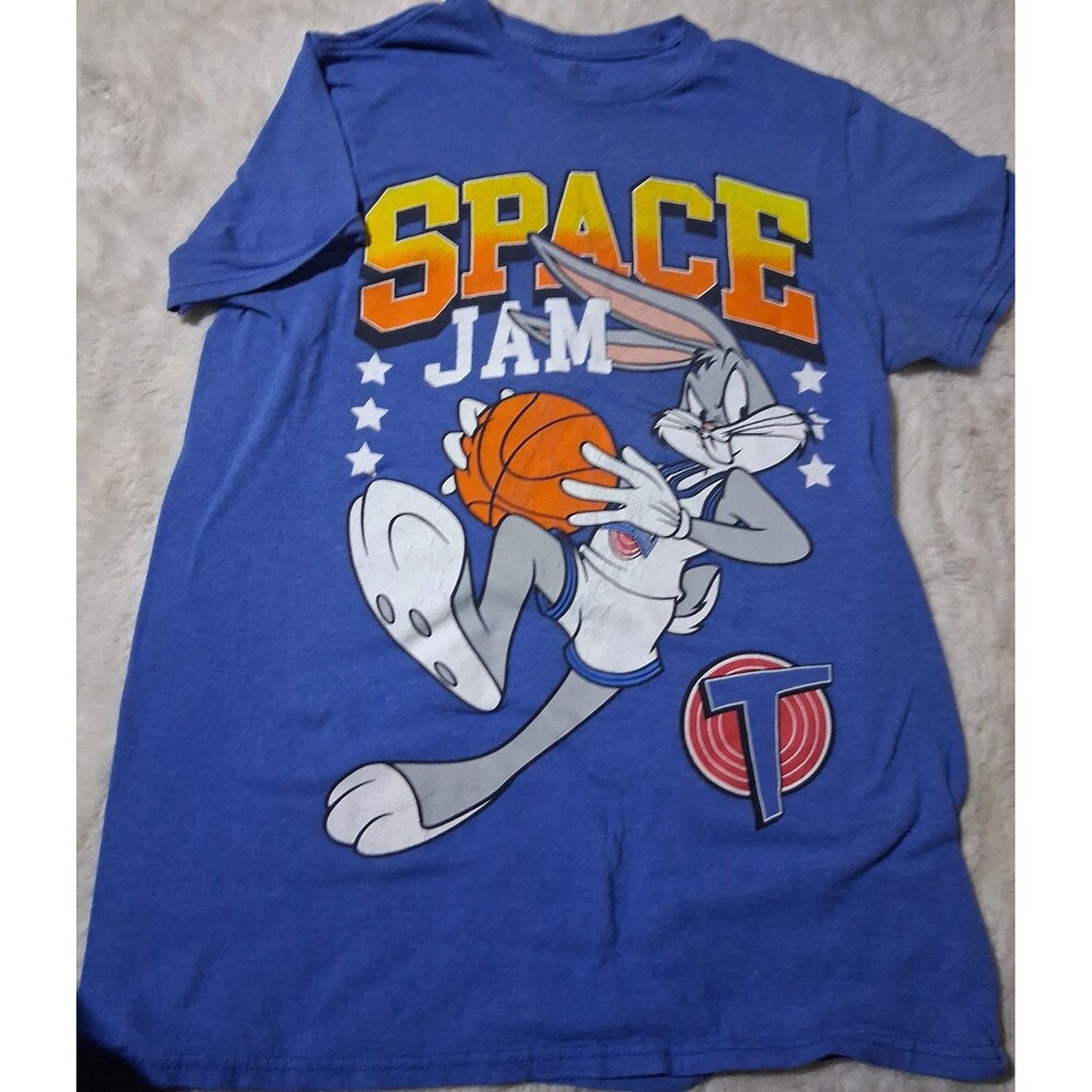 Retro Space Jam Bugs Bunny T-Shirt sz small